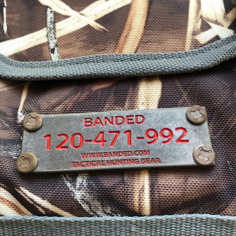 Banded Hammer Floating Blind Olive Green/Tan Camo Duffle Bag Straps NWT Hunting